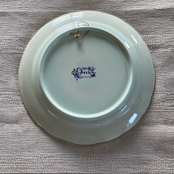 BOCH FRERES Belgium blue & white plate - Picture 8 of 8